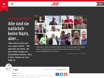 Bild zum Artikel: Alle sind sie natürlich keine Nazis, aber…