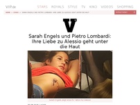 Bild zum Artikel: Sarah Engels und Pietro Lombardi: Ihre Liebe zu Alessio geht unter die Haut