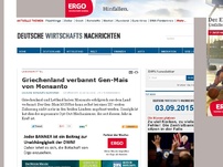 Bild zum Artikel: Griechenland verbannt Gen-Mais von Monsanto