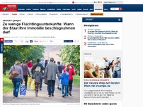 Bild zum Artikel: Gesetzlich geregelt - Zu wenige Flüchtlingsunterkünfte: Wann der Staat Ihre Immobilie beschlagnahmen darf