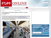 Bild zum Artikel: Geostrategische Hintergründe: Migration als Waffe – provozierte Flüchtlingsströme (Geostrategie)
