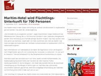 Bild zum Artikel: Maritim-Hotel wird Flüchtlings-Unterkunft für 700 Personen