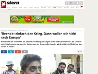 Bild zum Artikel: 13-Jähriger hat nur einen Wunsch: 'Bitte helft den Syrern, beendet einfach den Krieg!'