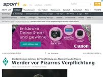 Bild zum Artikel: Pizarros Rückkehr zu Werder steht bevor