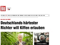 Bild zum Artikel: Was soll das denn? - Harter Richter will das Kiffen erlauben