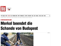 Bild zum Artikel: Einreisegenehmigung - Merkel beendet die Schande von Budapest