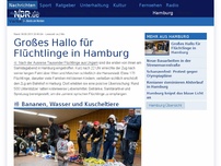 Bild zum Artikel: Großes Hallo für Flüchtlinge in Hamburg