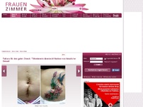 Bild zum Artikel: Tattoos für den guten Zweck: Tätowiererin überdeckt Narben von häuslicher Gewalt - Frauenzimmer.de