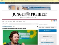 Bild zum Artikel: Grüne fordern europäische Facebook-Polizei