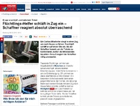 Bild zum Artikel: Er war erschöpft und hatte kein Ticket - Flüchtlings-Helfer schläft in Zug ein – Schaffner reagiert absolut überraschend