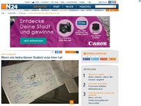 Bild zum Artikel: Internet begeistert - 
Wenn ein betrunkener Student eine Idee hat