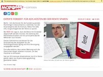 Bild zum Artikel: Experte fordert: Für Asyl-Kosten bei der Rente sparen