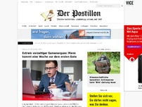 Bild zum Artikel: Extrem vorzeitiger Samenerguss: Mann kommt eine Woche vor dem ersten Date