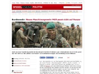 Bild zum Artikel: Bundeswehr: Neues Maschinengewehr MG5 passt nicht auf Panzer
