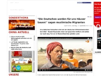 Bild zum Artikel: 'Die Deutschen werden für uns Häuser bauen!' sagen Muslimische Migranten