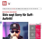 Bild zum Artikel: Bei „Schlag den Raab“ - Sido sagt Sorry für Suff-Auftritt!