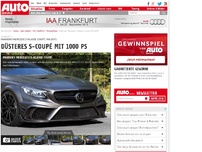 Bild zum Artikel: Düsteres S-Coupé mit 1000 PS