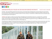 Bild zum Artikel: Grenzkontrollen laufen: Jetzt zieht Sachsen nach