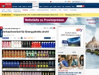 Bild zum Artikel: +++ Gesunde Ernährung +++ - Verkaufsverbot für Energydrinks droht