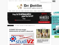 Bild zum Artikel: Vorbildlich: Noch kein einziger Hetzkommentar auf studiVZ in diesem Jahr