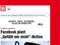 Bild zum Artikel: Na endlich! - Facebook plant „Gefällt mir nicht”-Button