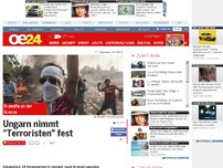 Bild zum Artikel: Ungarn nimmt 'Terroristen' fest