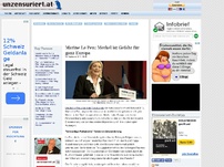 Bild zum Artikel: Marine Le Pen: Merkel ist Gefahr für ganz Europa