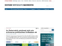 Bild zum Artikel: In Österreich zeichnet sich ein schweres politisches Erdbeben ab