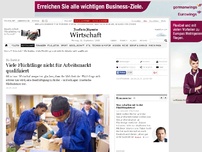 Bild zum Artikel: Ifo-Institut: Viele Flüchtlinge sind nicht für Arbeitsmarkt qualifiziert