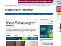 Bild zum Artikel: Salzburg: Obdachlose versuchen, an das Essen für Flüchtlinge zu kommen