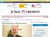 Bild zum Artikel: Bischof: Deutsche sollen sich Asylbewerbern anpassen