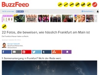 Bild zum Artikel: 22 Fotos, die beweisen, wie hässlich Frankfurt am Main ist