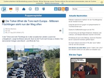Bild zum Artikel: Die Türkei öffnet die Tore nach Europa - Millionen Flüchtlingen steht nun der Weg offen