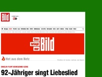 Bild zum Artikel: 4 Mio. Video-Aufrufe - 92-Jähriger singt für seine sterbende Frau