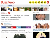 Bild zum Artikel: 23 Bilder von LAN-Partys, die Kinder heute nicht mehr kapieren