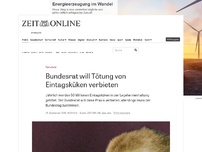 Bild zum Artikel: Bundesrat will Tötung von Eintagsküken verbieten