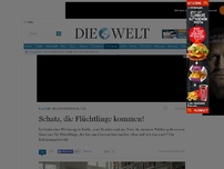 Bild zum Artikel: Willkommenskultur: Schatz, die Flüchtlinge kommen!