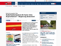 Bild zum Artikel: Erlaubnis für drei Jahre - Regierung will syrischen Flüchtlingen ohne Asylverfahren Aufenthalt gewähren