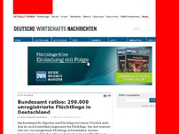 Bild zum Artikel: Bundesamt ratlos: 290.000 unregistrierte Flüchtlinge in Deutschland