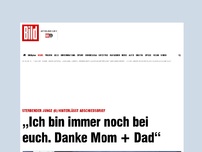 Bild zum Artikel: Bewegender Abschied - „Ich bin immer noch bei euch“