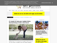 Bild zum Artikel: Er musste ihr hörig sein: Sadistin führte Hund jahrelang an einer Leine herum