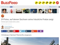 Bild zum Artikel: 21 Fotos, auf denen Sachsen seine hässliche Fratze zeigt