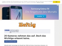 Bild zum Artikel: 20 Kameras nehmen das auf. Doch das Wichtige erkennt keine.