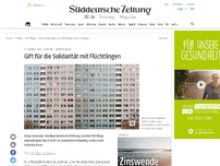 Bild zum Artikel: Wohnungsnot: Gift für die Solidarität mit Flüchtlingen