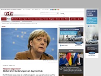 Bild zum Artikel: 'Brauchen langen Atem': Merkel lehnt Änderungen am Asylrecht ab