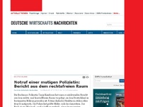 Bild zum Artikel: Notruf einer mutigen Polizistin: Bericht aus dem rechtsfreien Raum