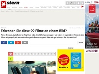 Bild zum Artikel: Filmquiz: Erkennen Sie diese 99 Filme an einem einzigen Bild?