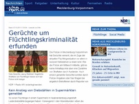 Bild zum Artikel: Polizei widerspricht Gerüchten um Flüchtlingskriminalität