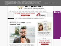 Bild zum Artikel: Hipster war schon erkältet, bevor es Mainstream wurde