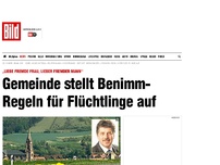 Bild zum Artikel: „Liebe Fremde...“ - Ort stellt Benimm-Regeln für Flüchtlinge auf